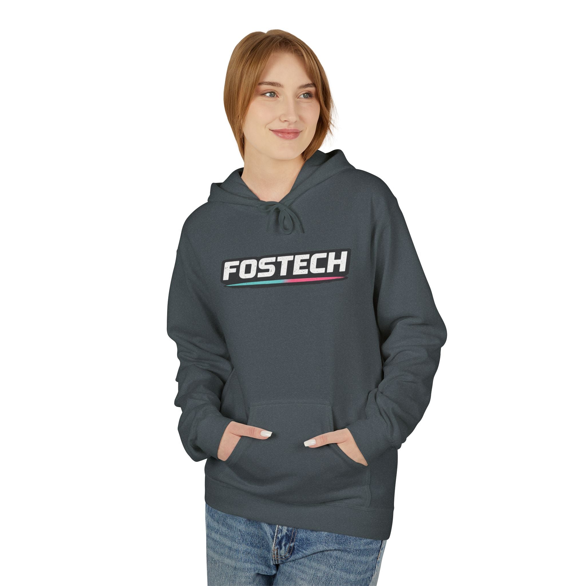 I Void Warranties Hoodie — FOSTECH Logo Tech Repair Humor Hoodie