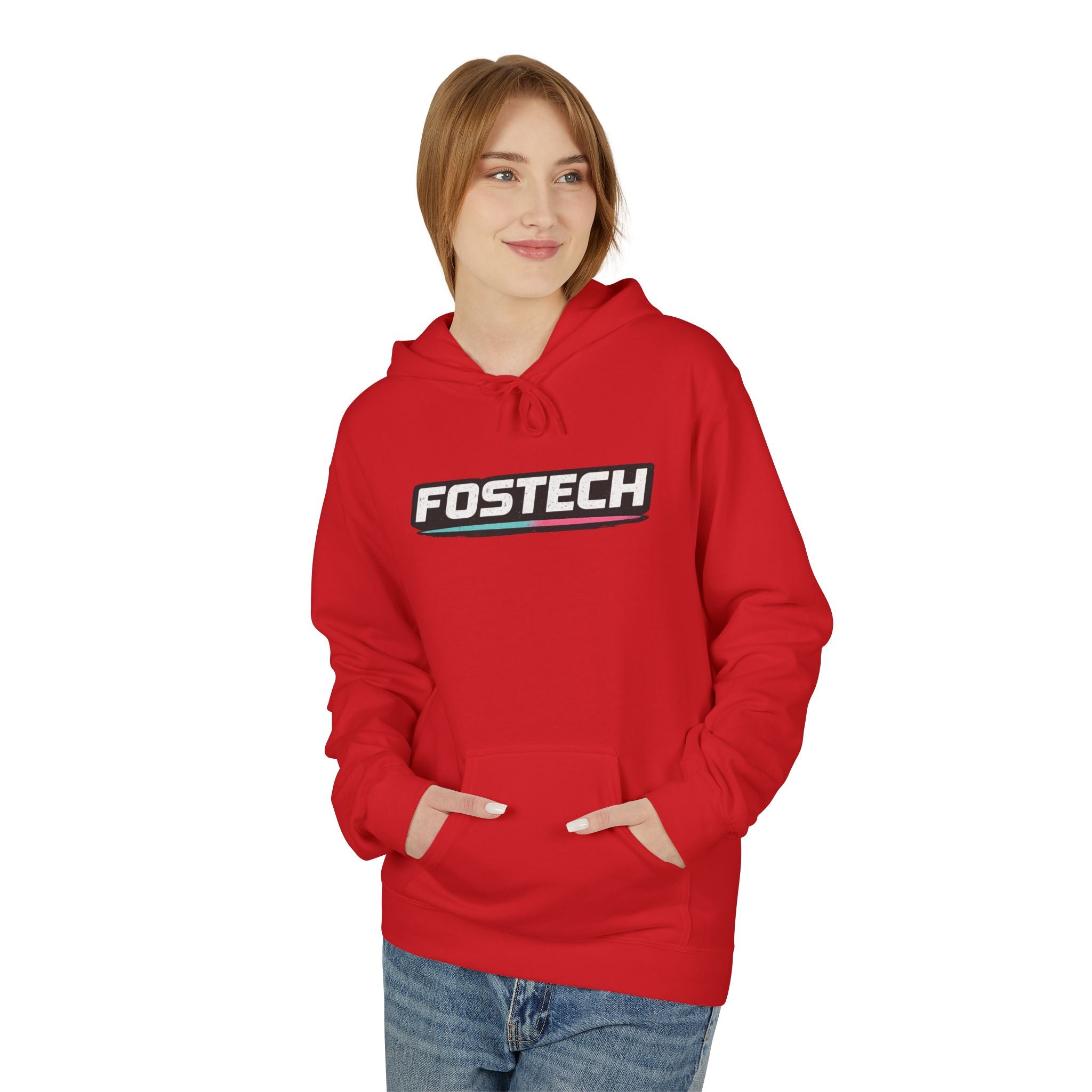 I Void Warranties Hoodie — FOSTECH Logo Tech Repair Humor Hoodie