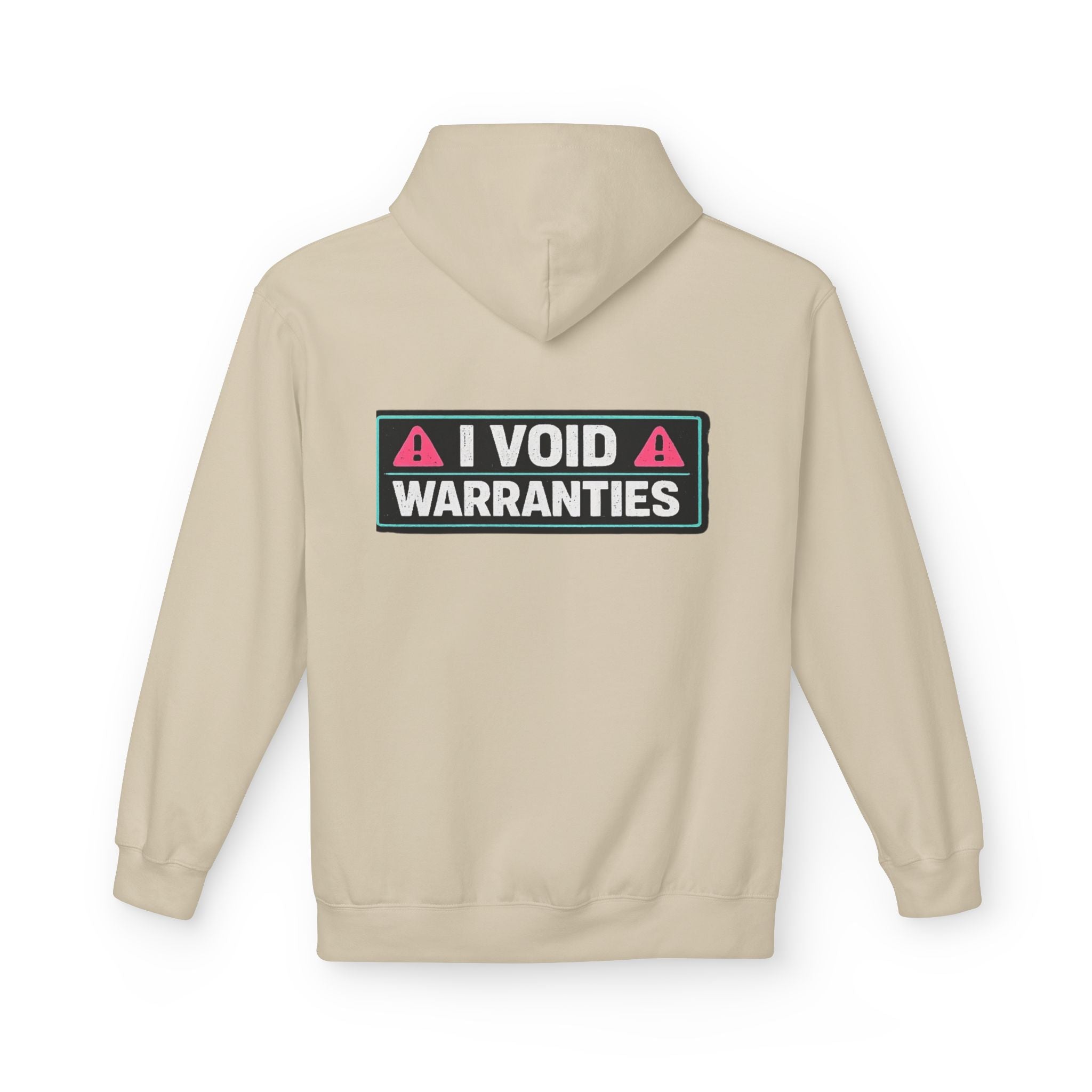 I Void Warranties Hoodie — FOSTECH Logo Tech Repair Humor Hoodie