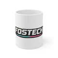 FOSTECH Logo 11oz Mug — 'Avoid Warranties' Retro Badge Coffee Cup