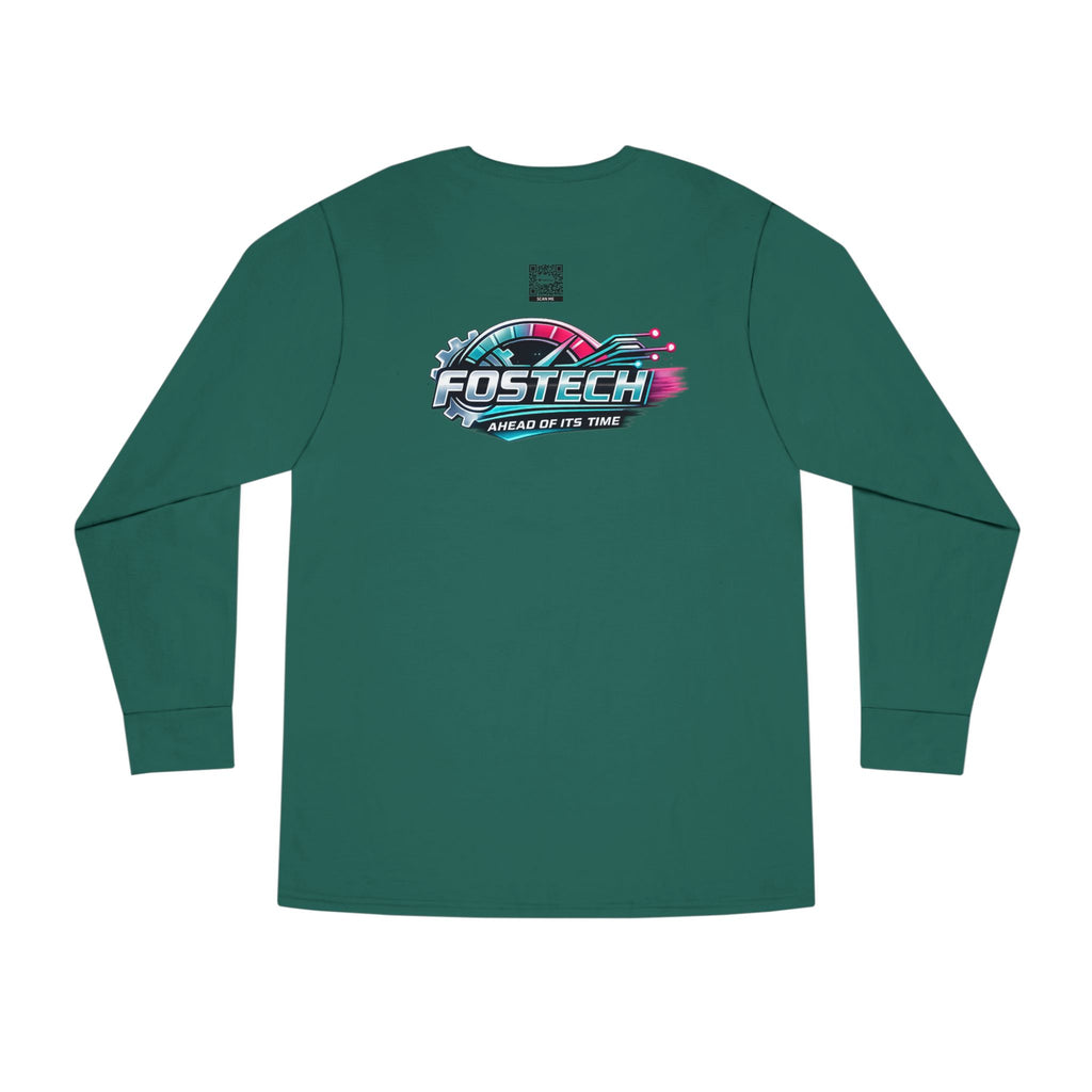FOSTECH Retro Wave Long Sleeve Tee — Vintage Surf Logo Shirt