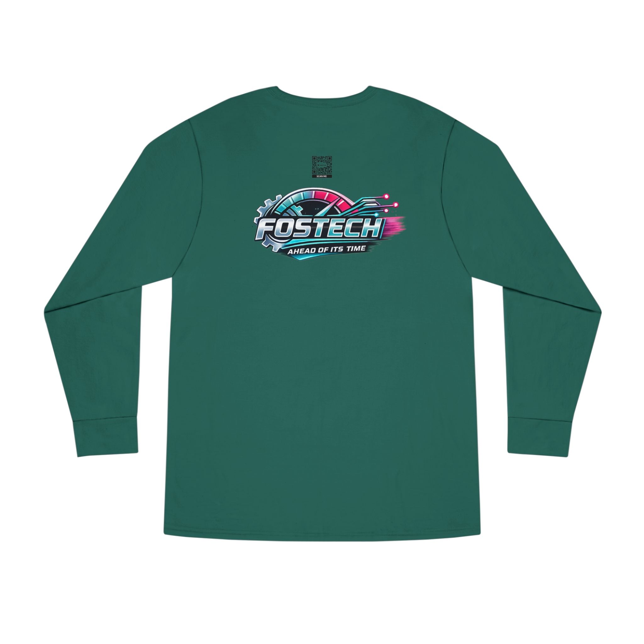 FOSTECH Retro Wave Long Sleeve Tee — Vintage Surf Logo Shirt