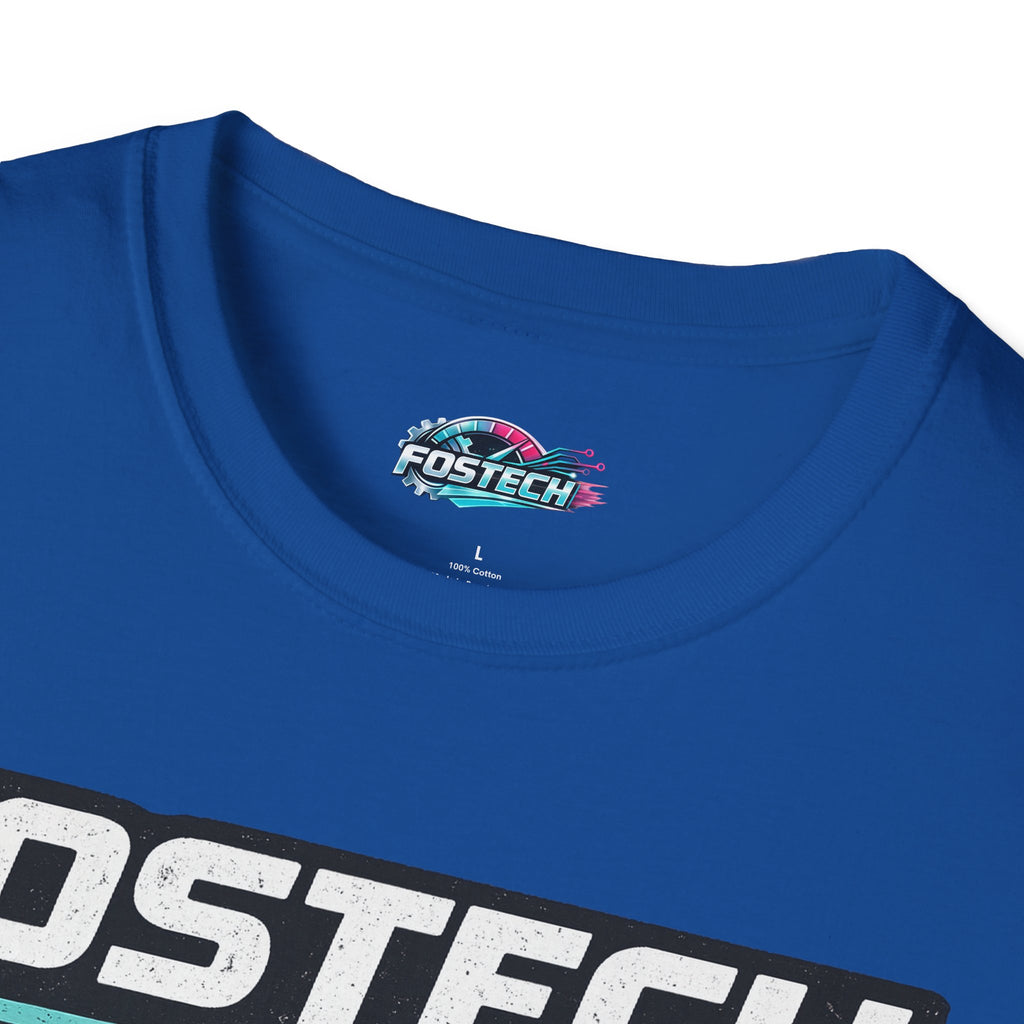 FosTech Garage T-Shirt — "Customer States: 'Makes Noise'" Car Mechanic Crew Tee