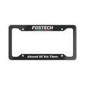 FOSTECH License Plate Frame — Racing Neon Logo Car Tag Border