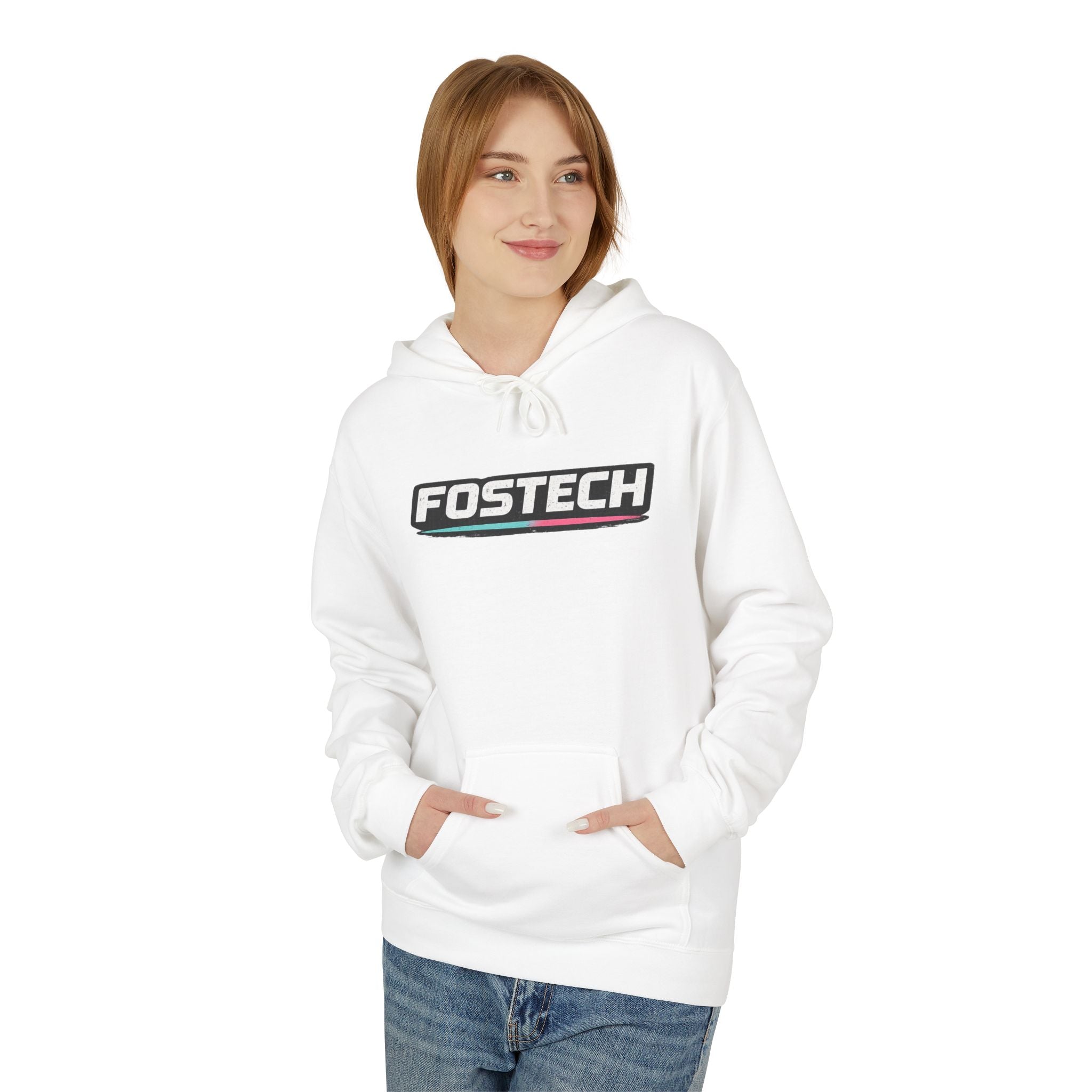 I Void Warranties Hoodie — FOSTECH Logo Tech Repair Humor Hoodie
