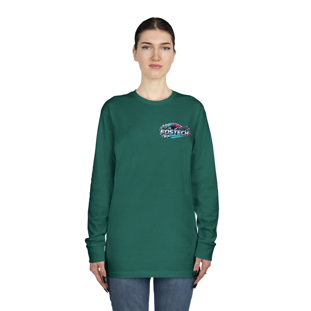 FOSTECH Retro Wave Long Sleeve Tee — Vintage Surf Logo Shirt
