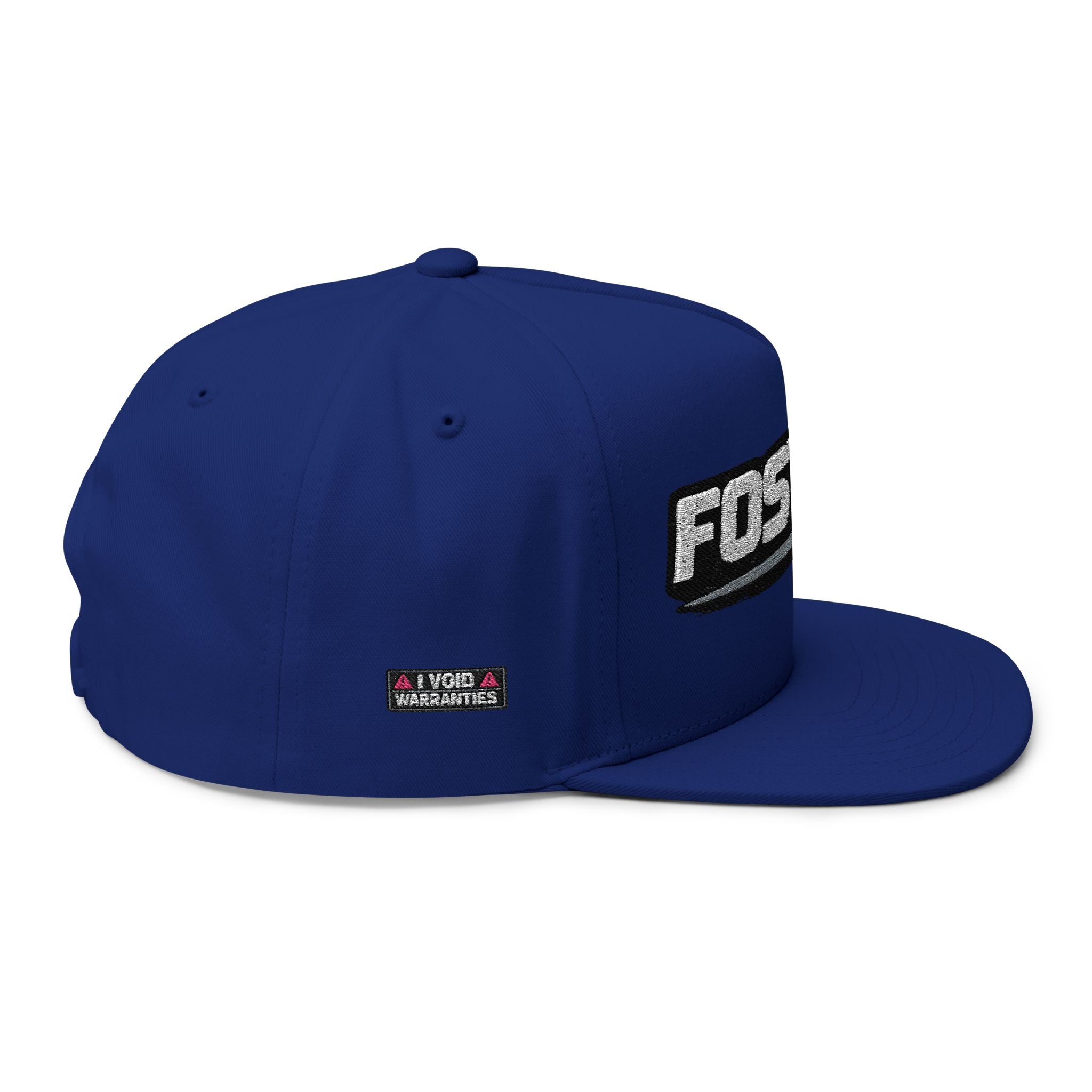 Embroidered Flat Bill Cap – FOSTECH Logo Snapback