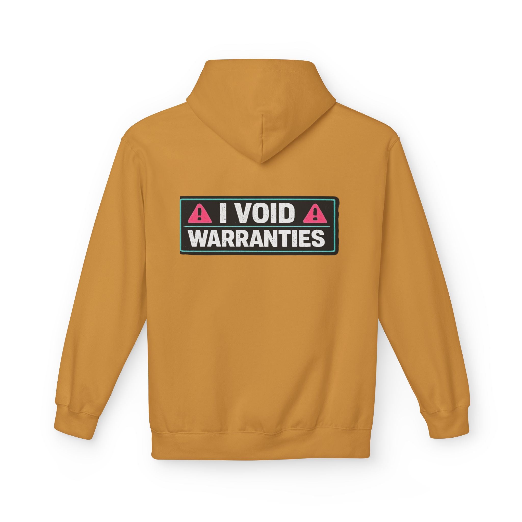 I Void Warranties Hoodie — FOSTECH Logo Tech Repair Humor Hoodie