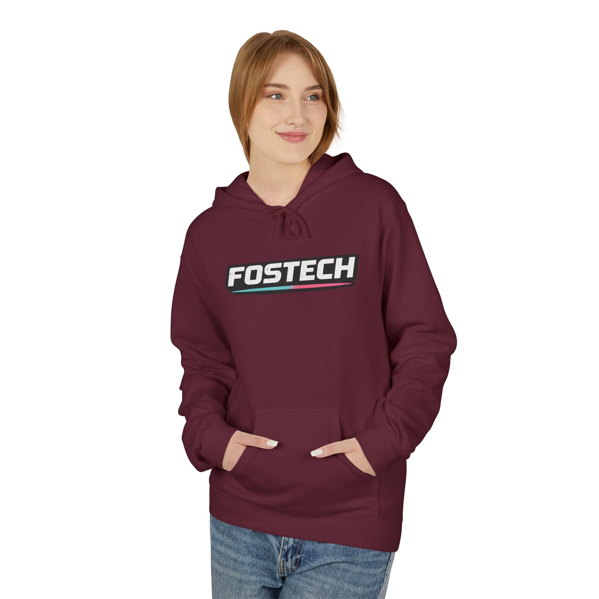I Void Warranties Hoodie — FOSTECH Logo Tech Repair Humor Hoodie