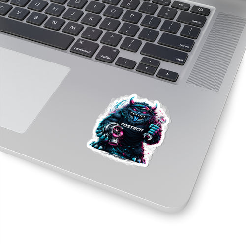 Fostech Monster Mechanic Sticker — Vinyl Kiss-Cut Laptop Decal