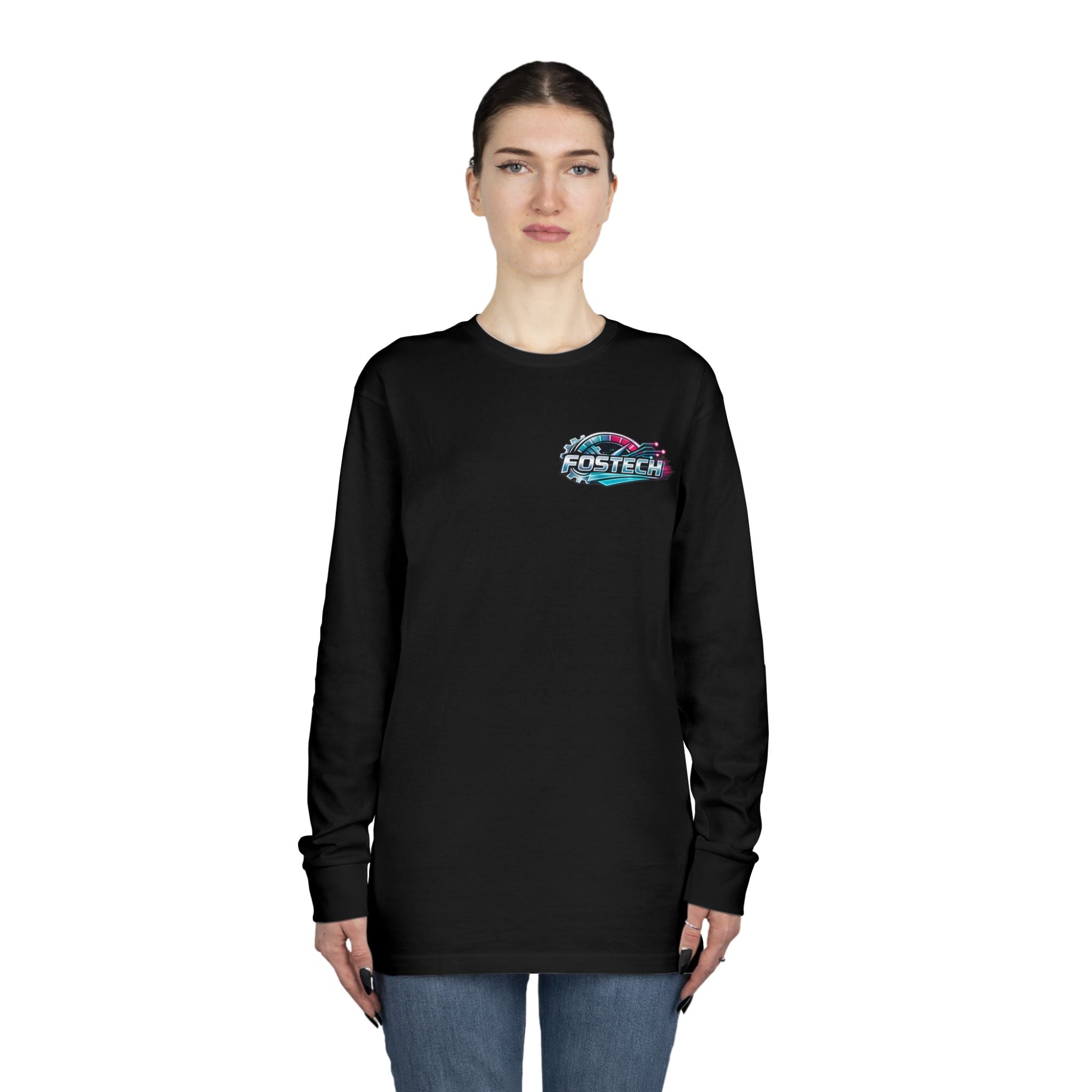 FOSTECH Retro Wave Long Sleeve Tee — Vintage Surf Logo Shirt