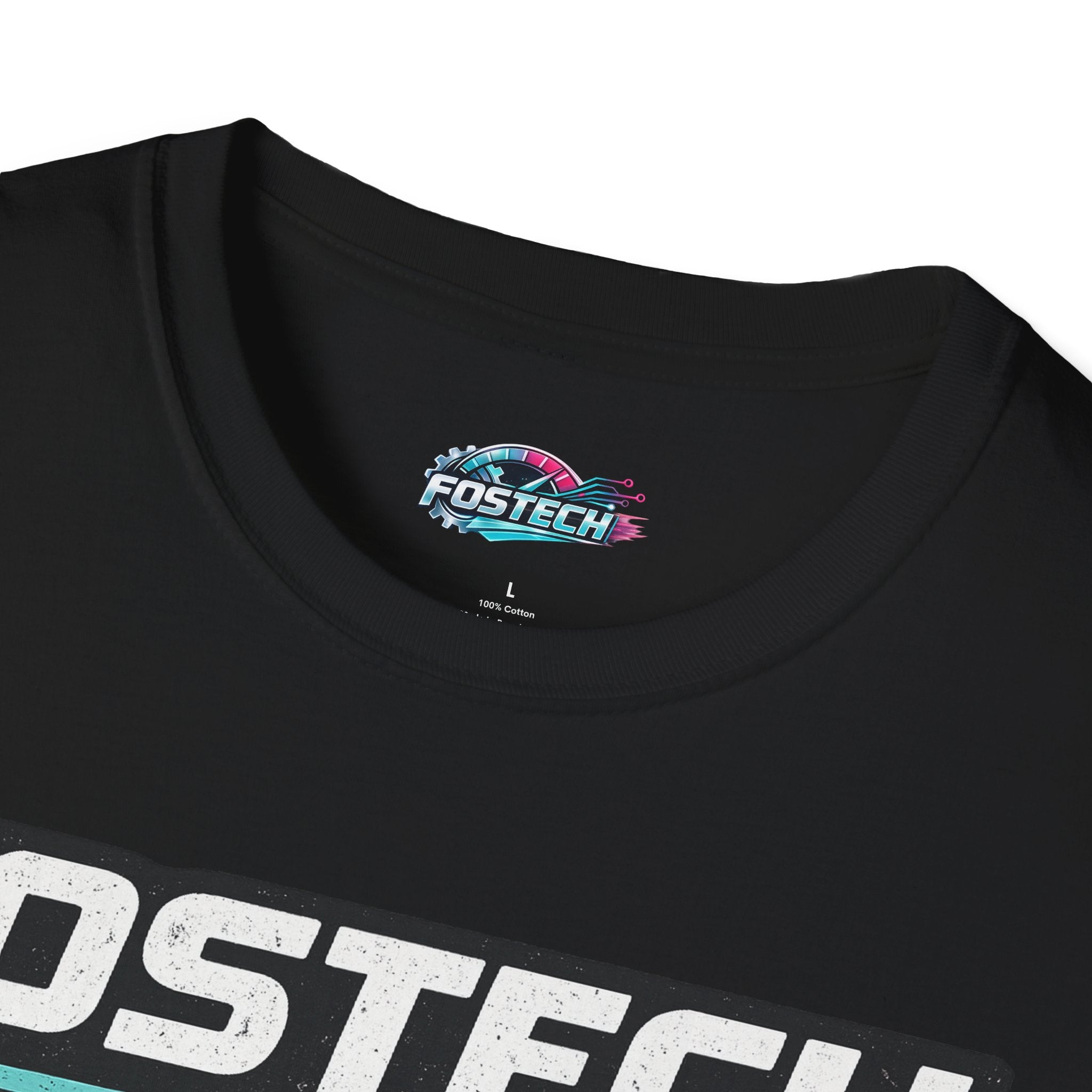 FosTech Garage T-Shirt — "Customer States: 'Makes Noise'" Car Mechanic Crew Tee