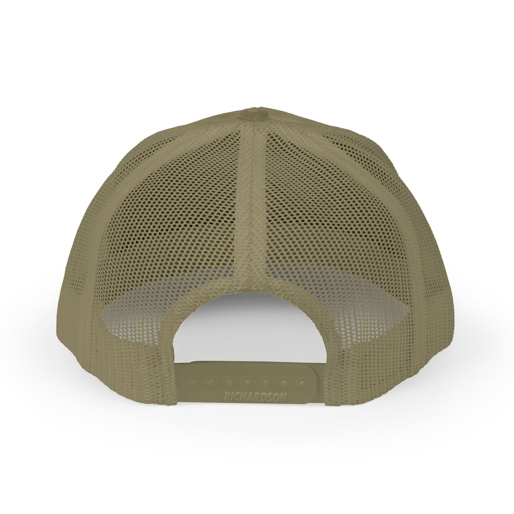 Fostech Embroidered Trucker Cap — Black & White Snapback Hat