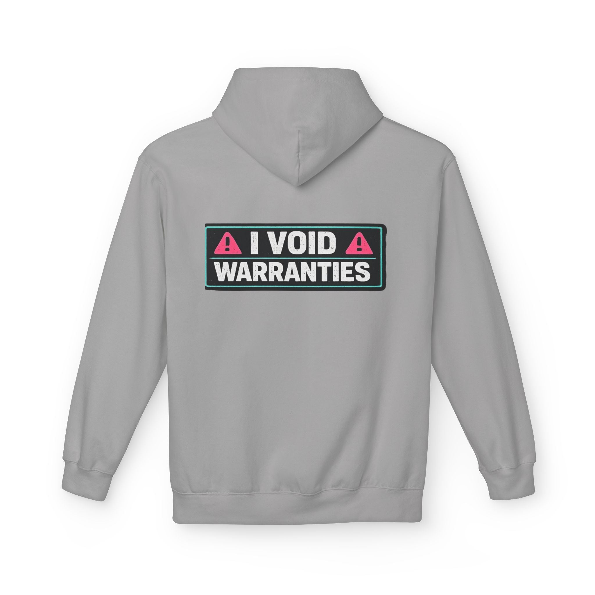 I Void Warranties Hoodie — FOSTECH Logo Tech Repair Humor Hoodie