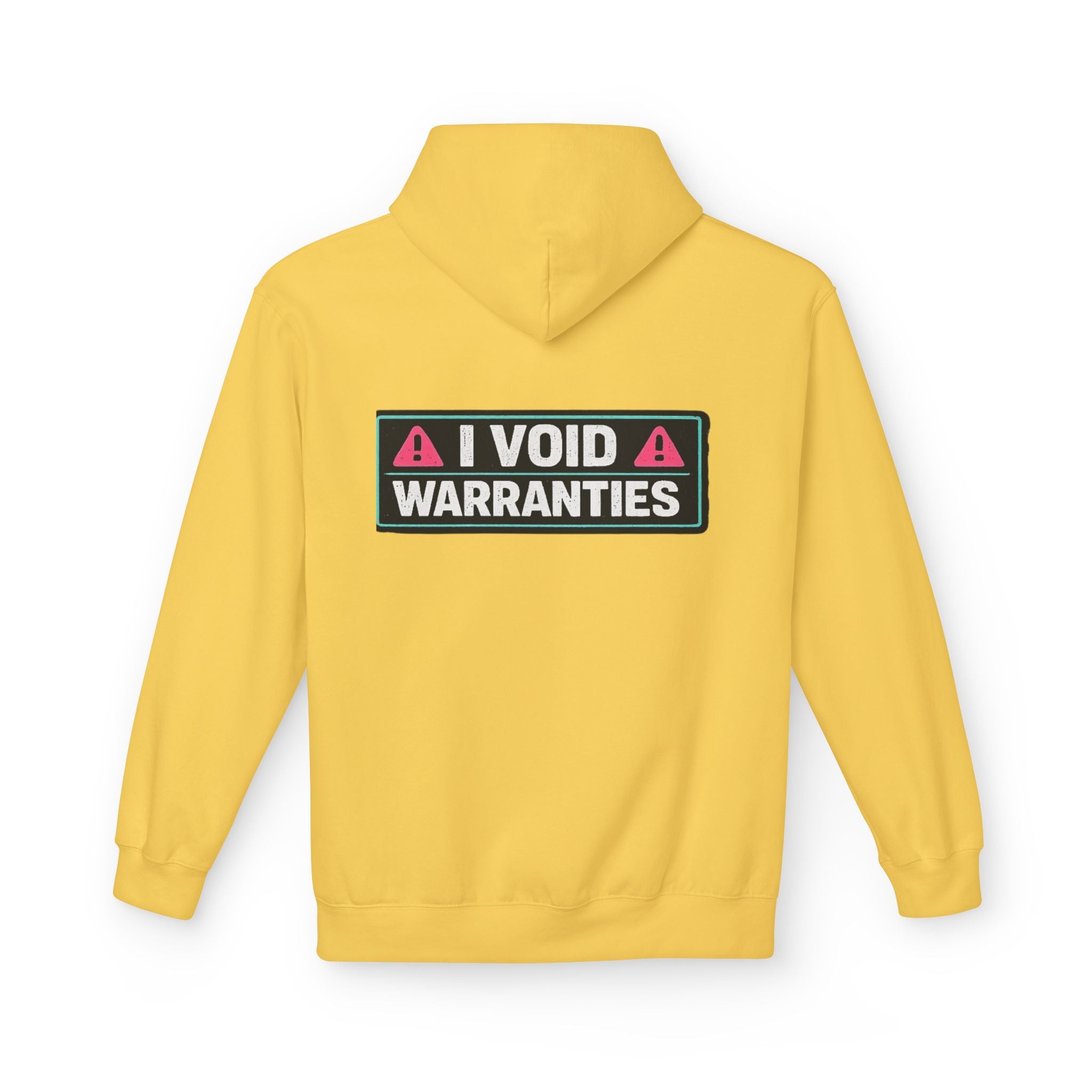 I Void Warranties Hoodie — FOSTECH Logo Tech Repair Humor Hoodie