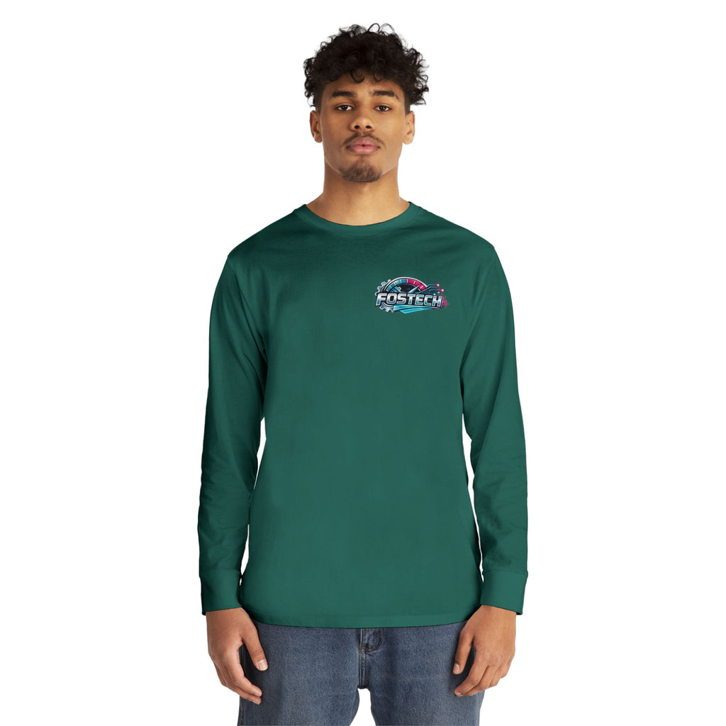 FOSTECH Retro Wave Long Sleeve Tee — Vintage Surf Logo Shirt
