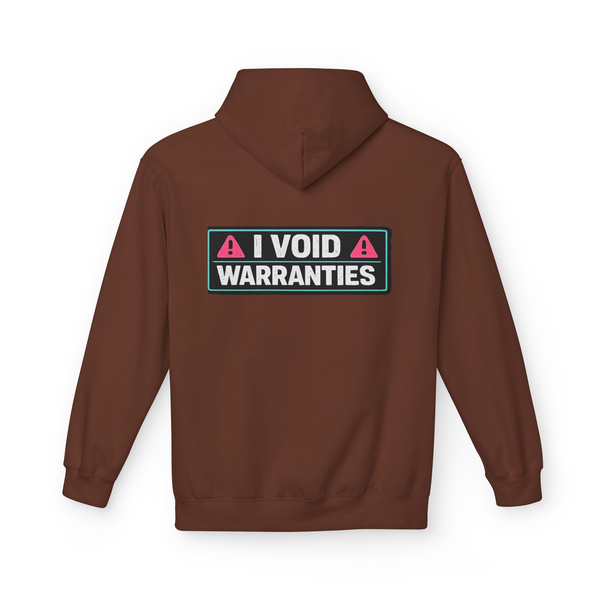 I Void Warranties Hoodie — FOSTECH Logo Tech Repair Humor Hoodie