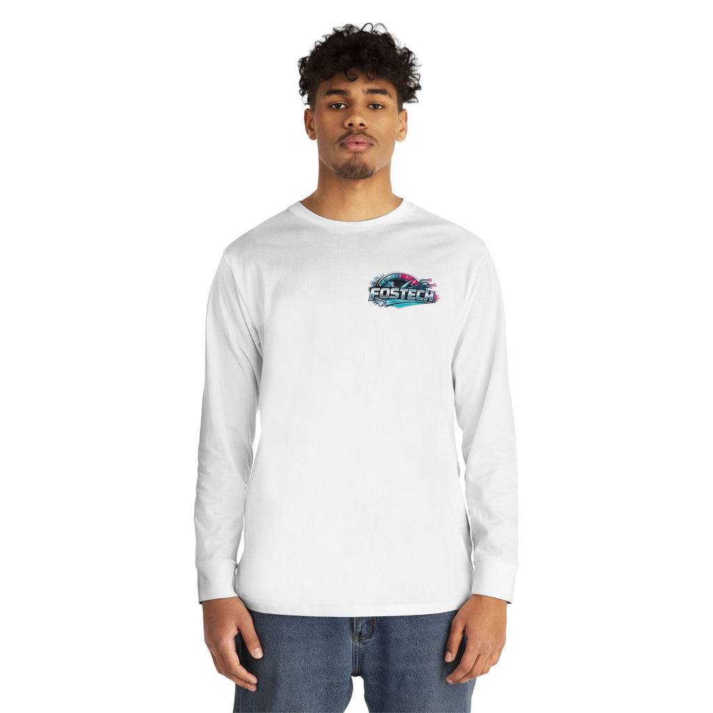 FOSTECH Retro Wave Long Sleeve Tee — Vintage Surf Logo Shirt