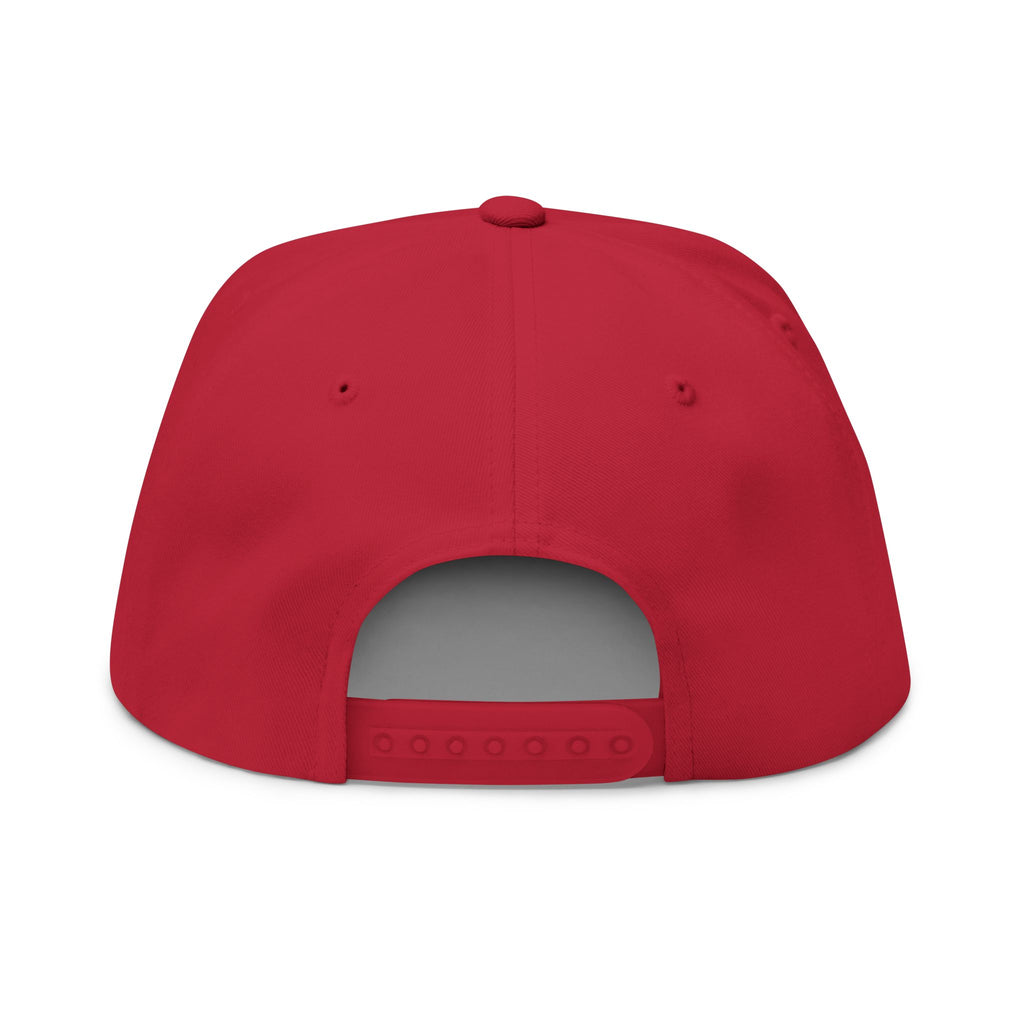 Embroidered Flat Bill Cap – FOSTECH Logo Snapback