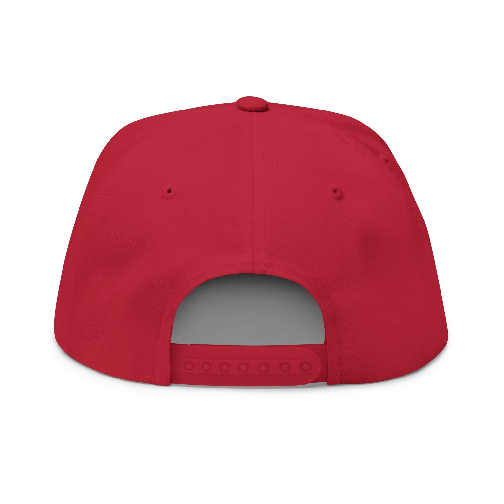 Embroidered Flat Bill Cap – FOSTECH Logo Snapback
