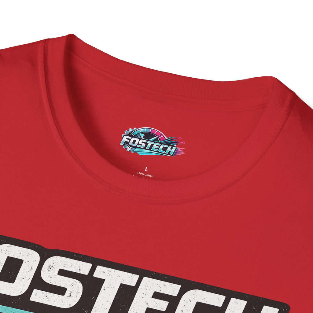 FosTech Garage T-Shirt — "Customer States: 'Makes Noise'" Car Mechanic Crew Tee