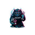 Fostech Monster Mechanic Sticker — Vinyl Kiss-Cut Laptop Decal