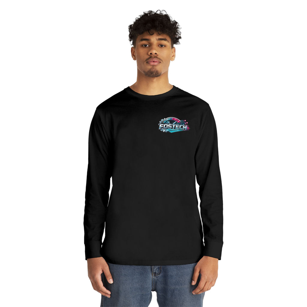 FOSTECH Retro Wave Long Sleeve Tee — Vintage Surf Logo Shirt