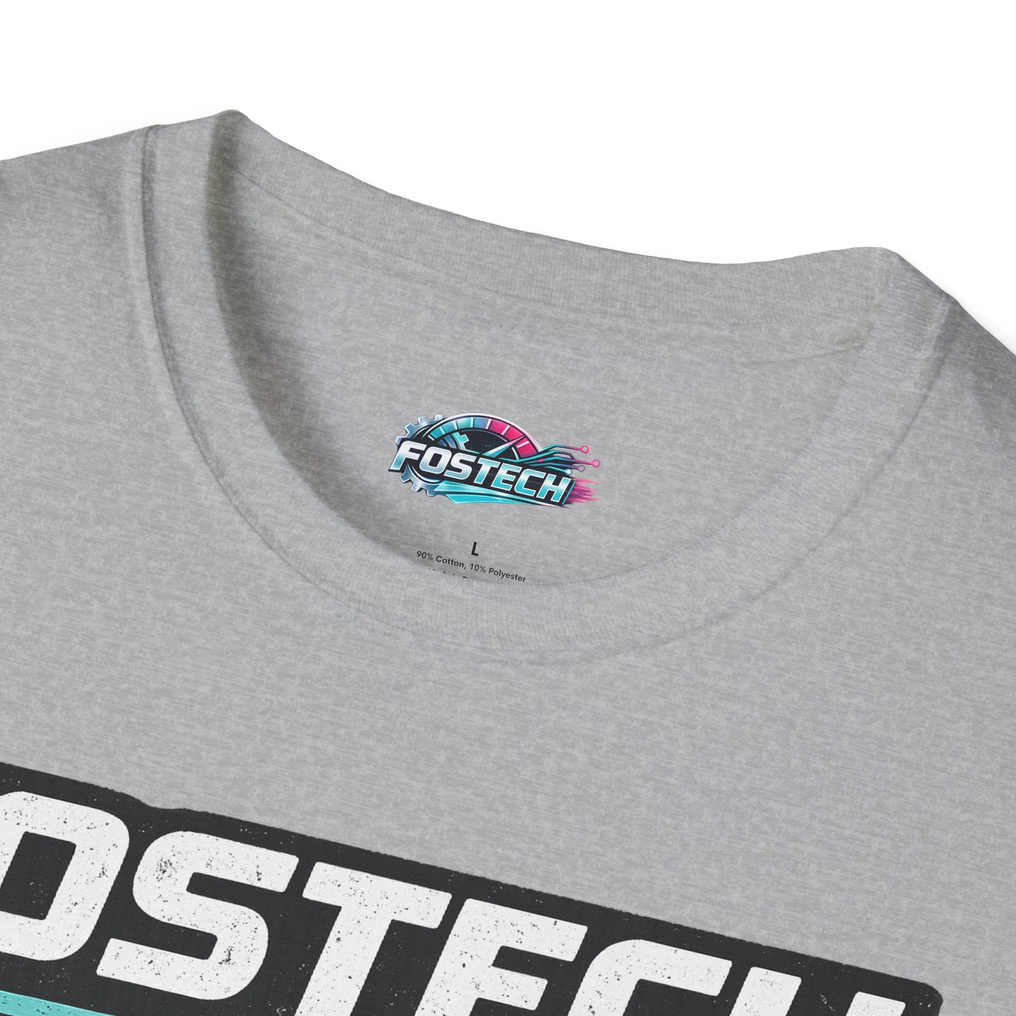 FosTech Garage T-Shirt — "Customer States: 'Makes Noise'" Car Mechanic Crew Tee