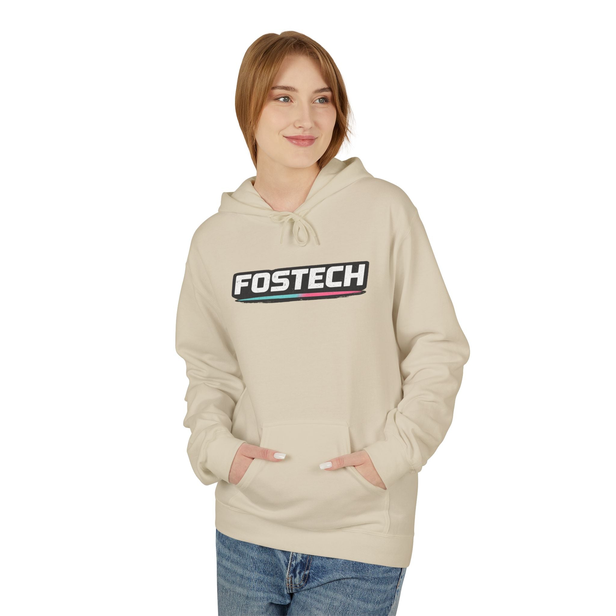 I Void Warranties Hoodie — FOSTECH Logo Tech Repair Humor Hoodie