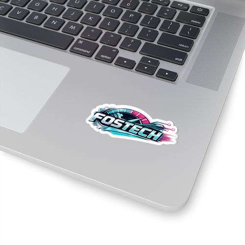 FOSTECH Logo Kiss-Cut Sticker — Futuristic Tech Gear Decal