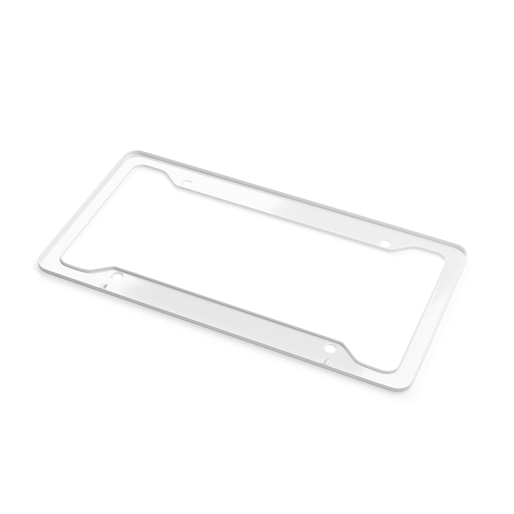 FOSTECH License Plate Frame — Racing Neon Logo Car Tag Border