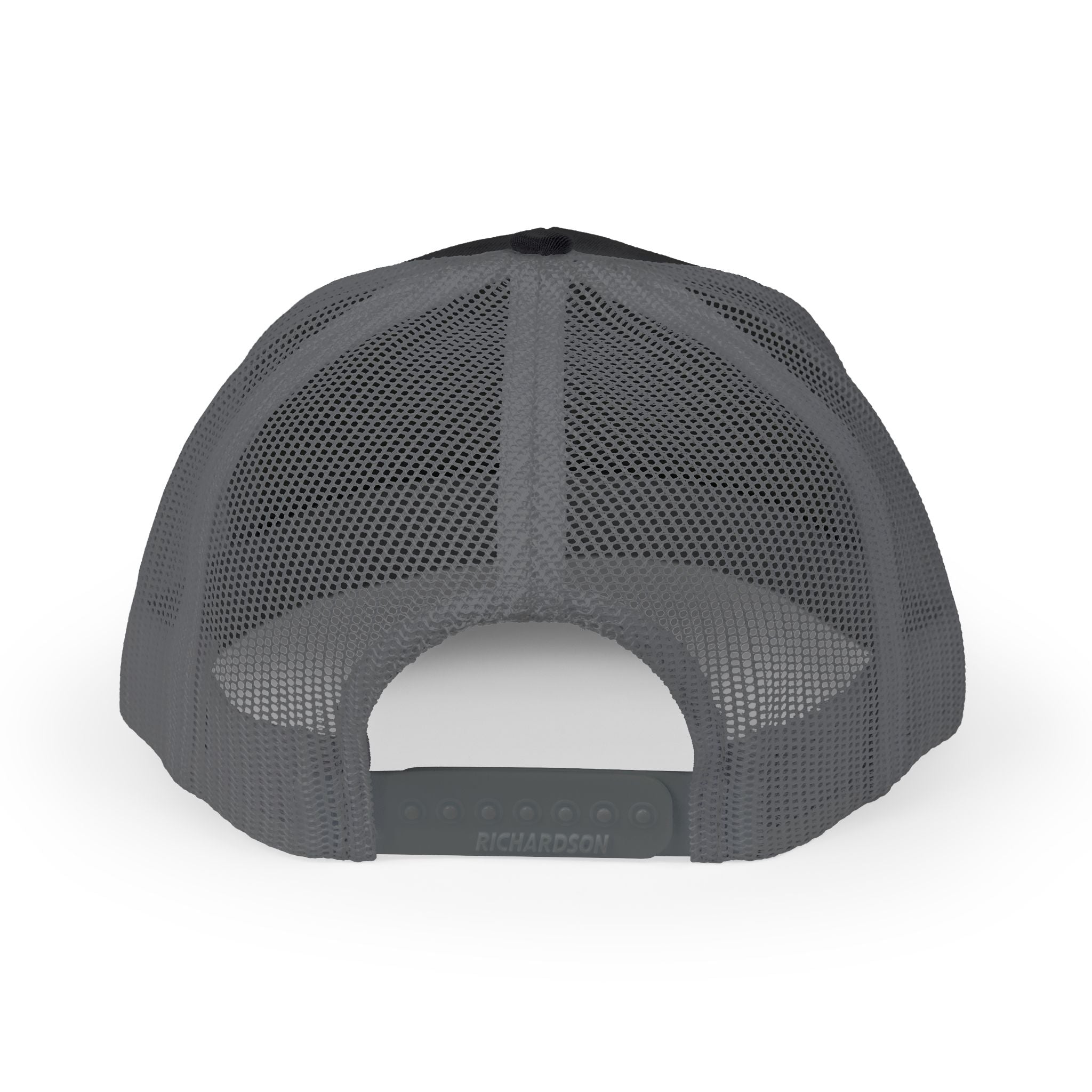 Fostech Embroidered Trucker Cap — Black & White Snapback Hat