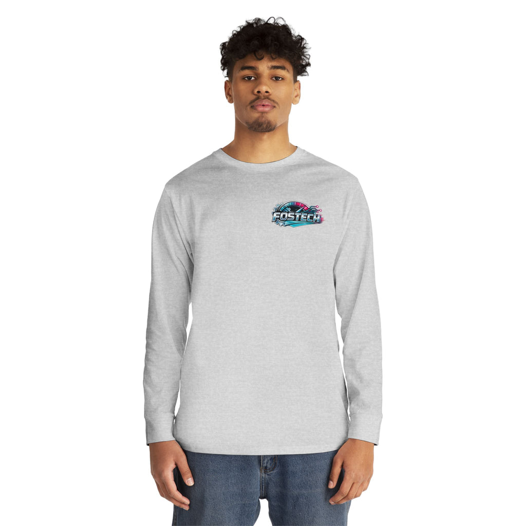 FOSTECH Retro Wave Long Sleeve Tee — Vintage Surf Logo Shirt