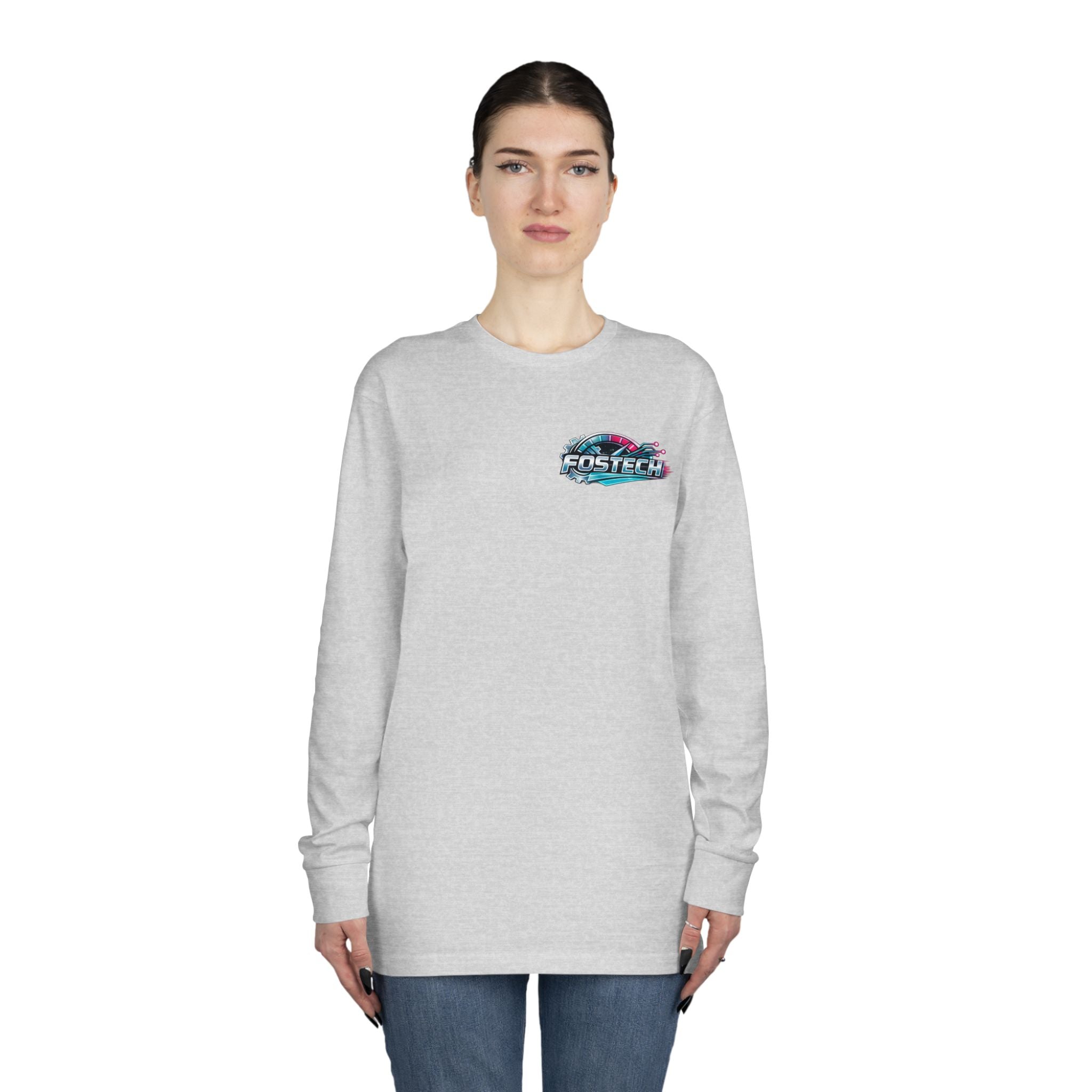 FOSTECH Retro Wave Long Sleeve Tee — Vintage Surf Logo Shirt